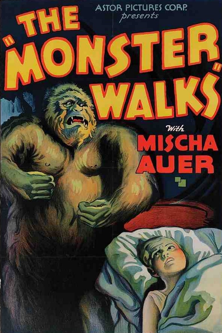 affiche du film The Monster Walks