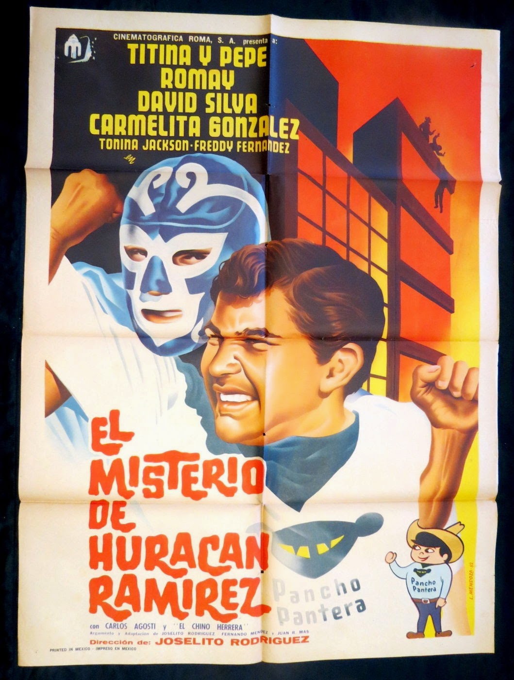 affiche du film El misterio de Huracán Ramírez