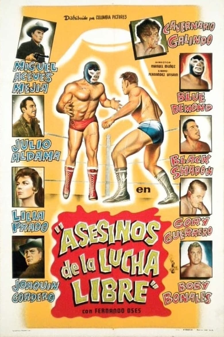 affiche du film Asesinos de la lucha libre