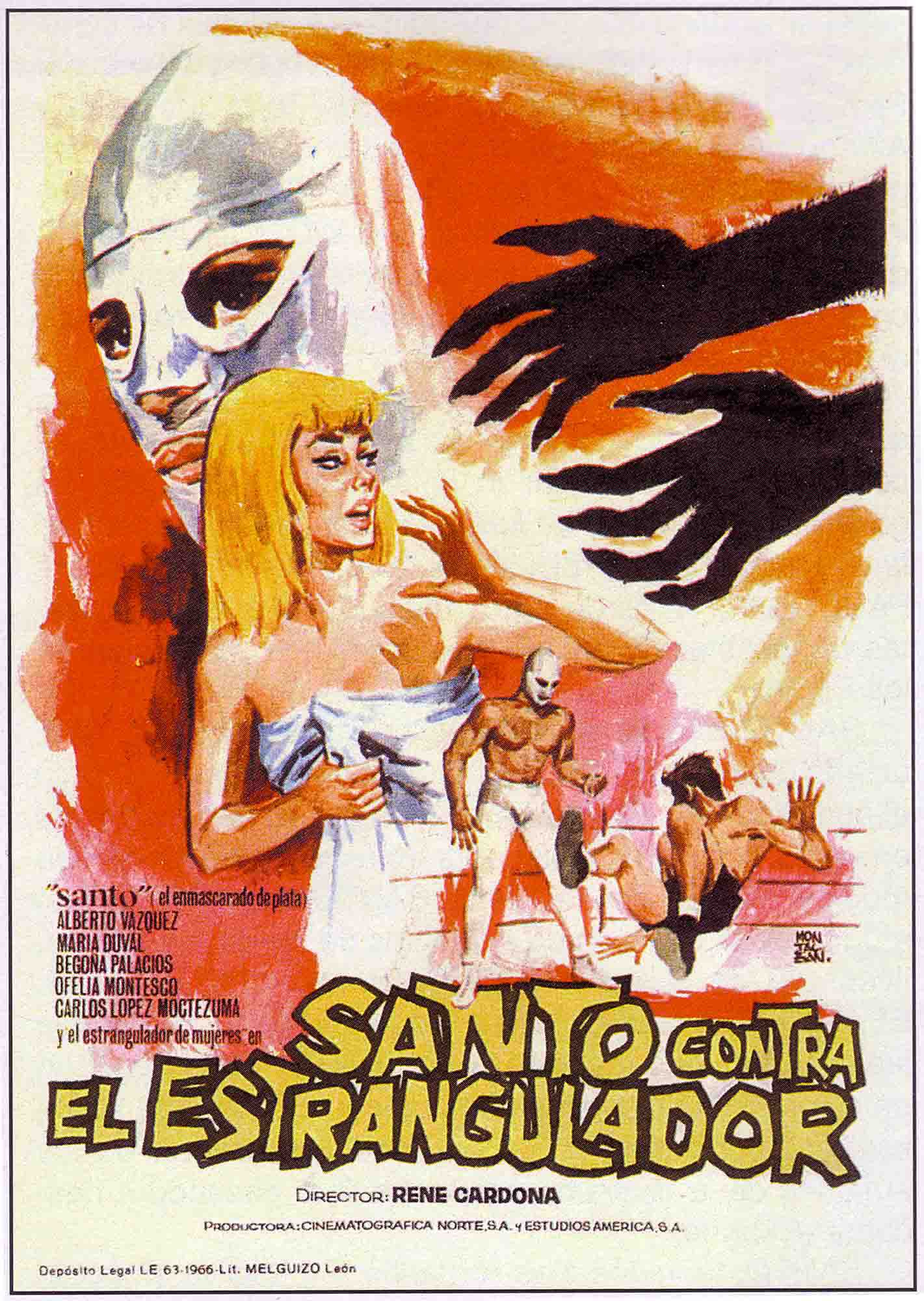 affiche du film Santo vs el estrangulador