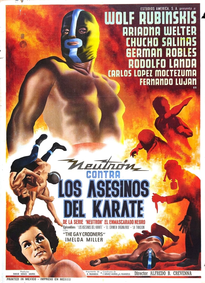 affiche du film Neutrón contra los asesinos del karate