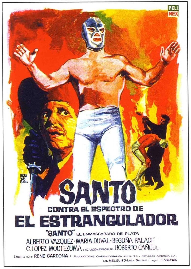 affiche du film Santo vs. the Ghost of the Strangler