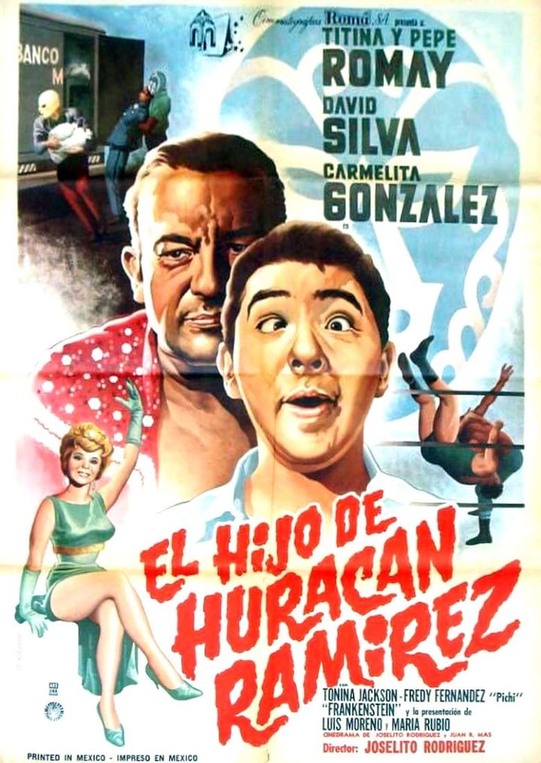 affiche du film El hijo de Huracán Ramírez