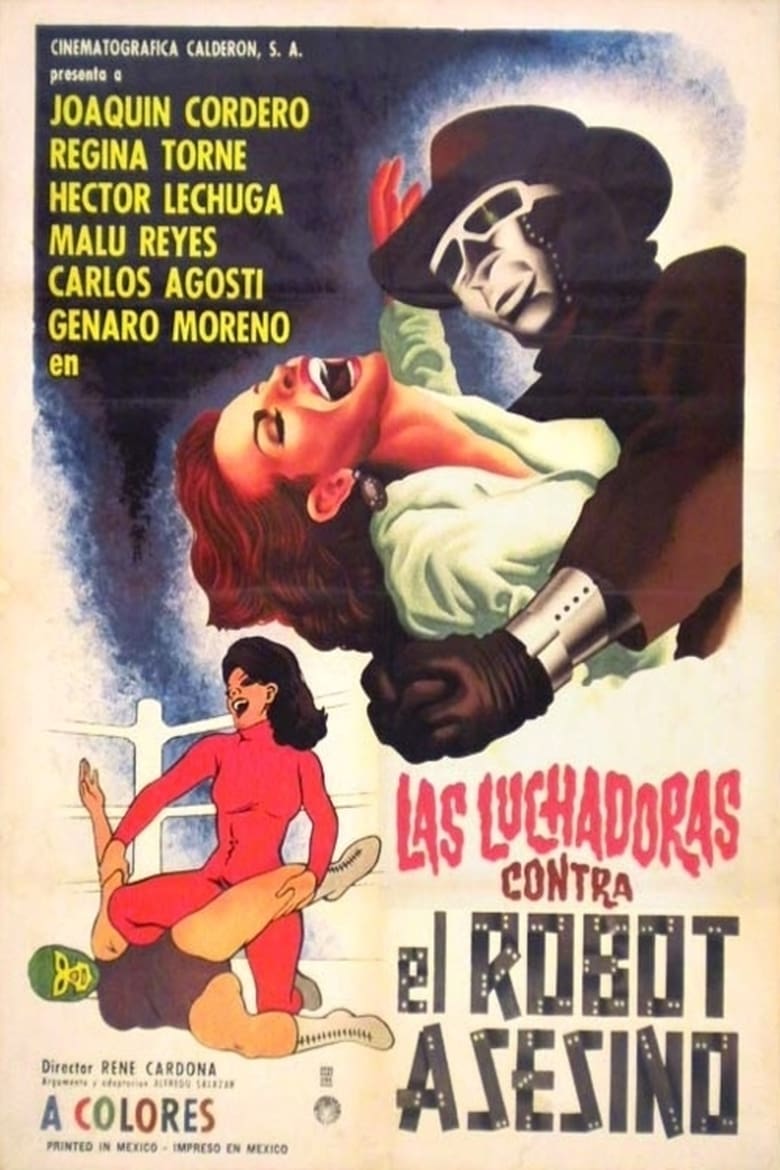 affiche du film Las luchadoras contra el robot asesino