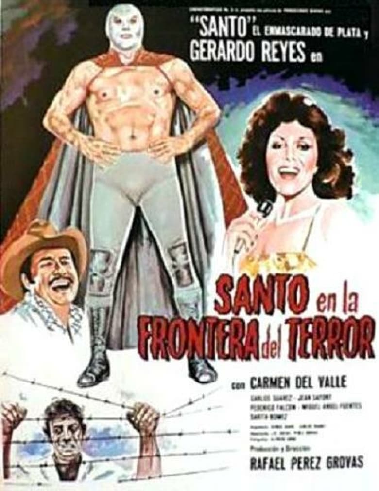 affiche du film Santo en la frontera del terror