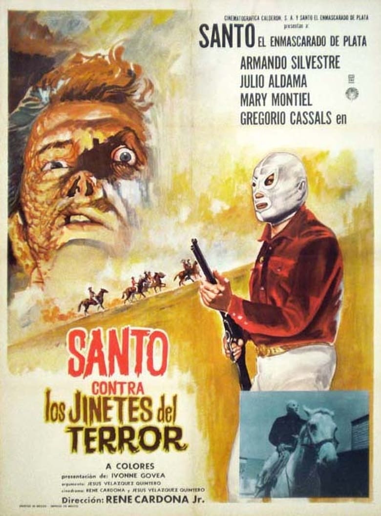 affiche du film Santo contre les chevaliers de la terreur