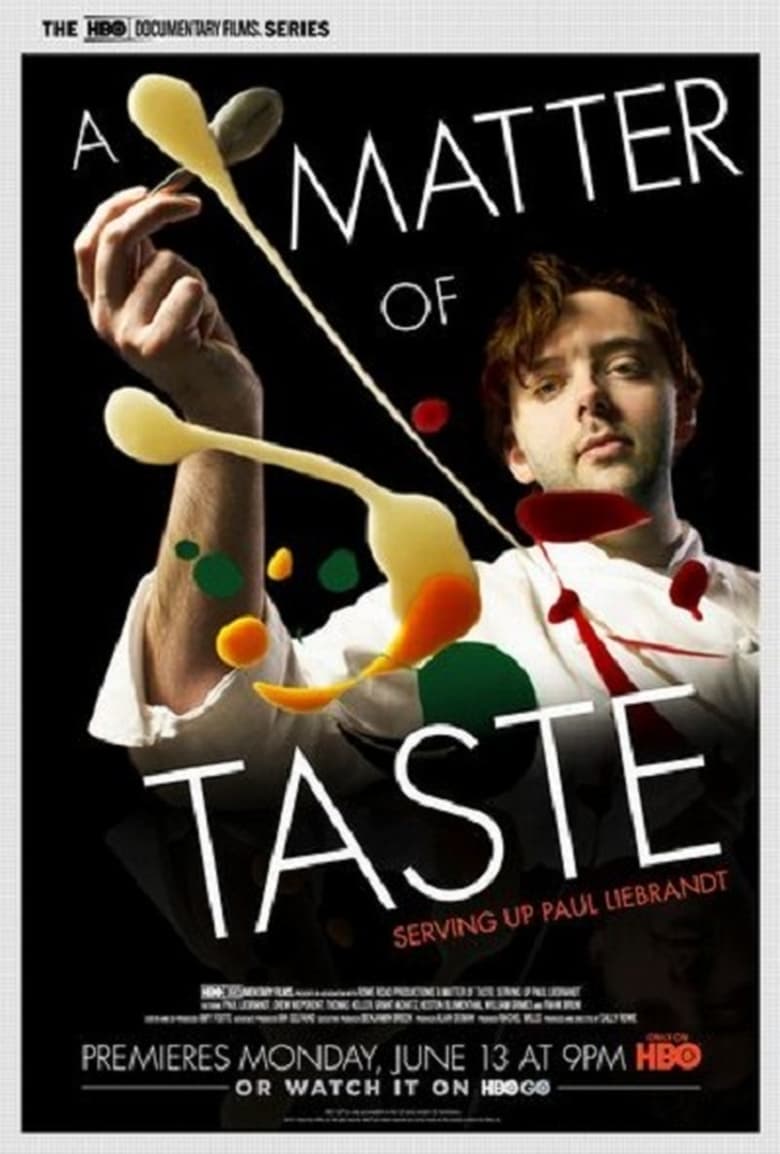 affiche du film A Matter of Taste: Serving Up Paul Liebrandt