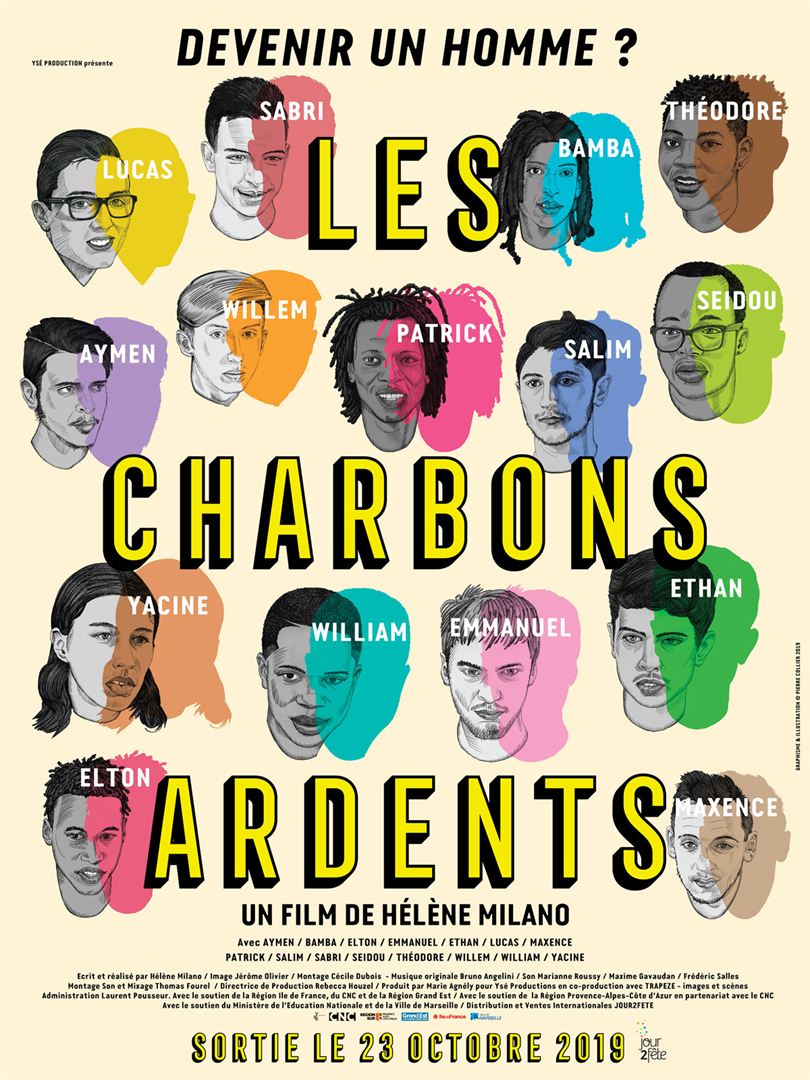 affiche du film Les Charbons ardents