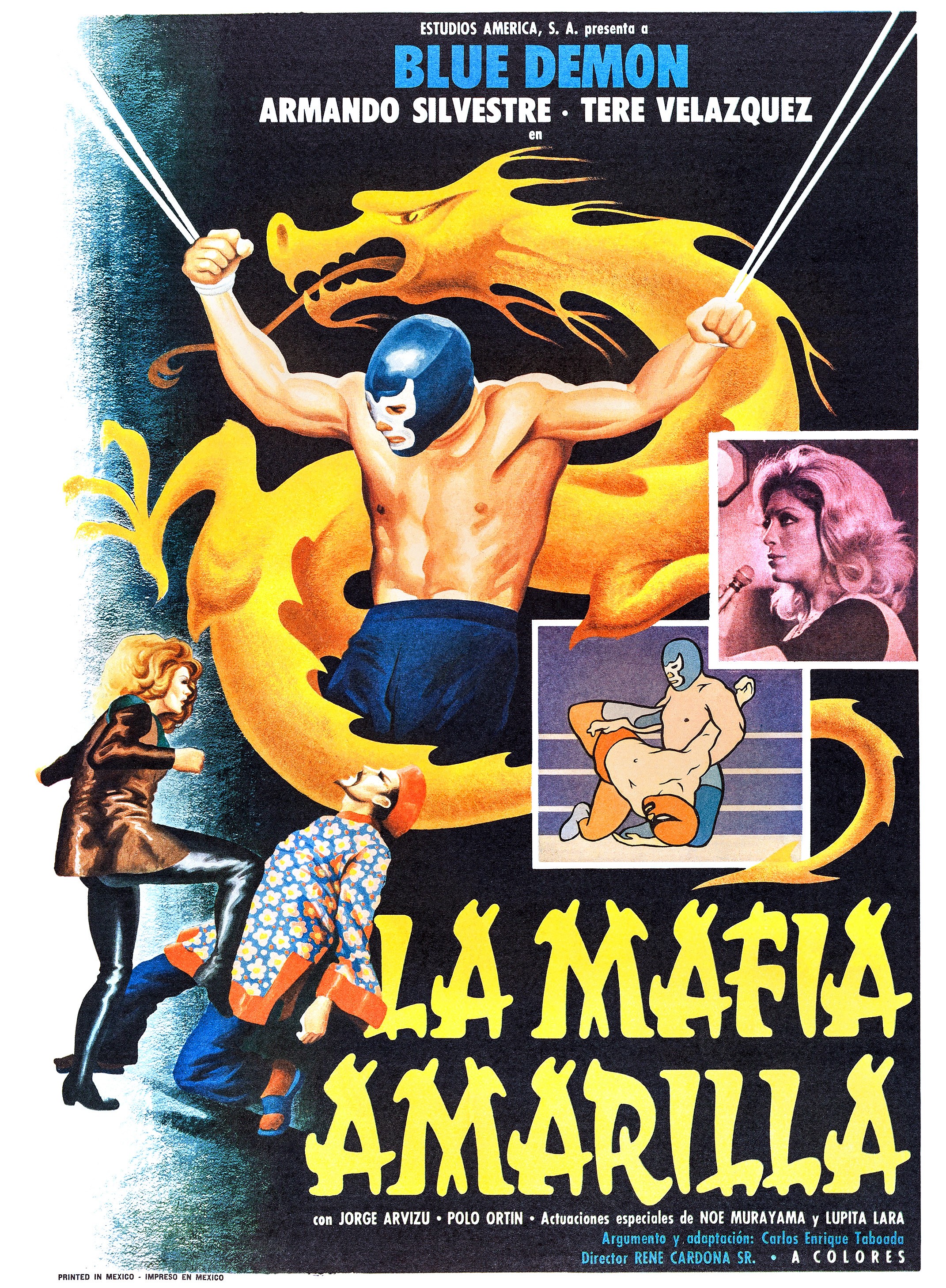 affiche du film La mafia amarilla