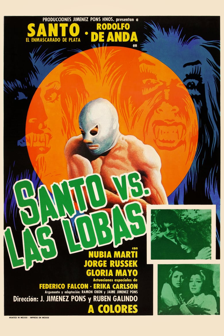 affiche du film Santo vs. las lobas