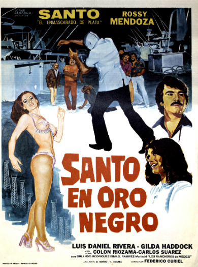 affiche du film La noche de San Juan: Santo en Oro negro