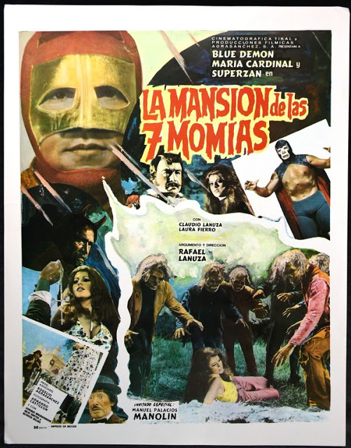 affiche du film La mansion de las 7 momias