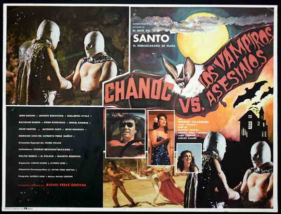 affiche du film Chanoc contra los vampiros asesinos