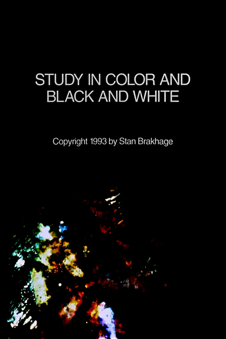 affiche du film Study in Color and Black and White