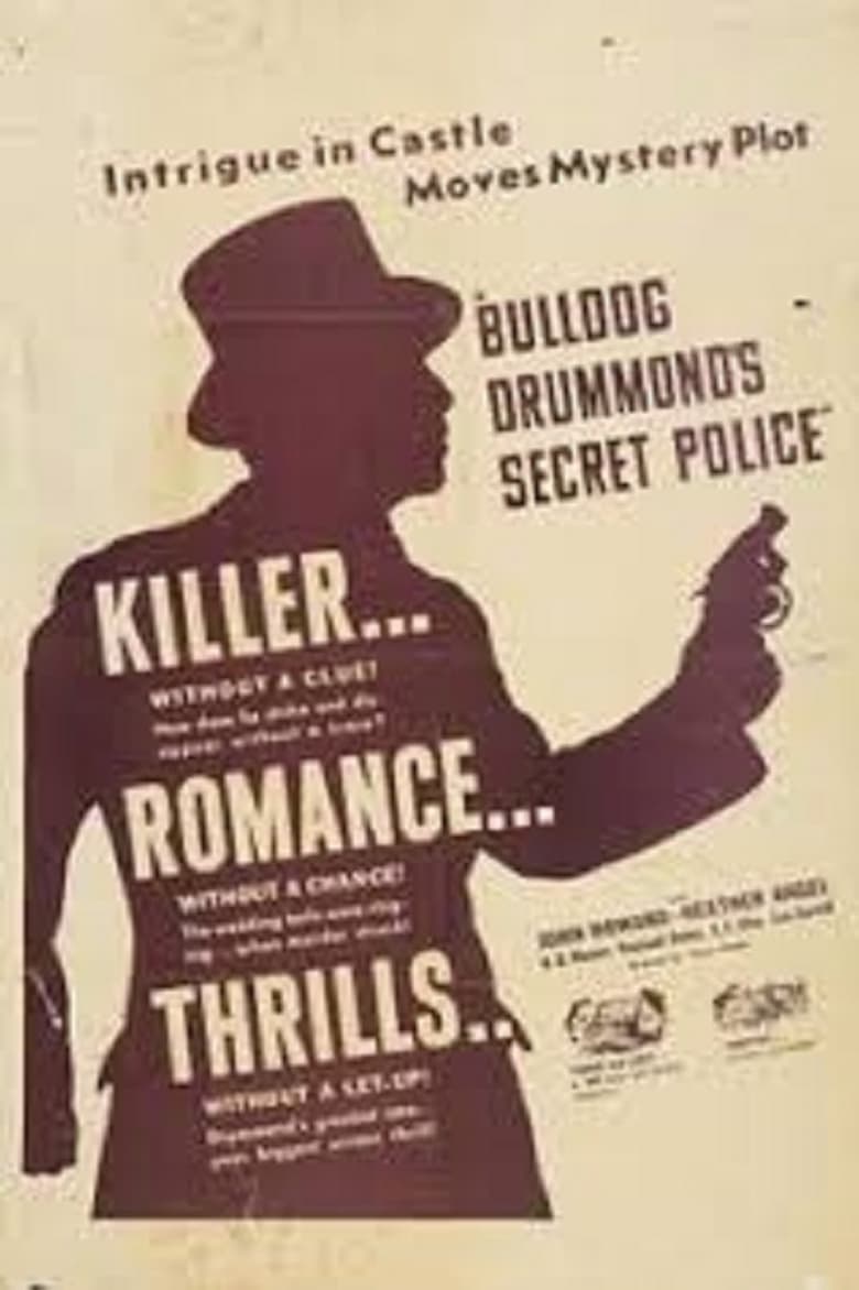 affiche du film La Police privée de Bulldog Drummond