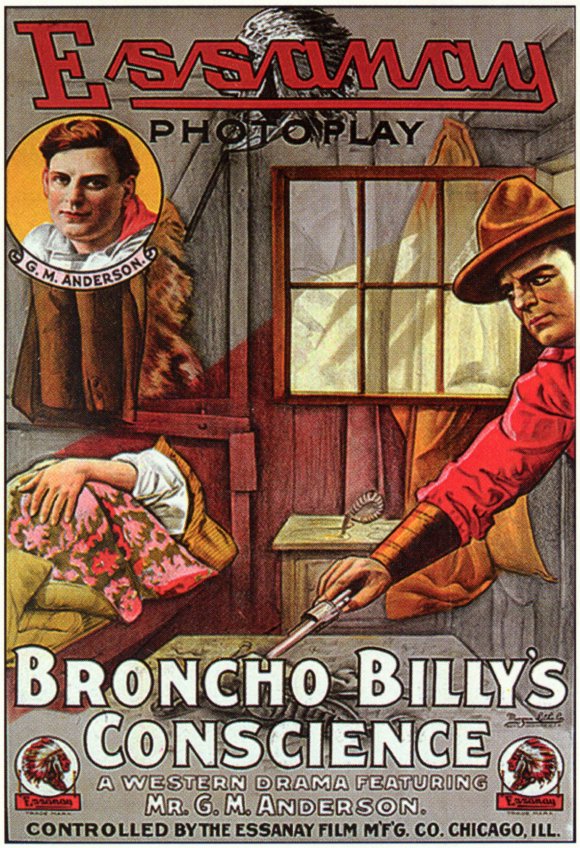 affiche du film Broncho Billy's Conscience