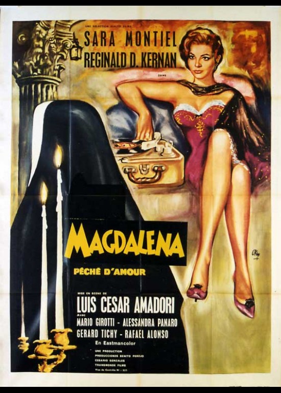 affiche du film Magdalena, pêché d'amour
