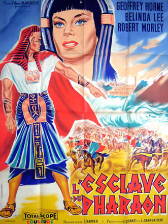 affiche du film L'Esclave du pharaon