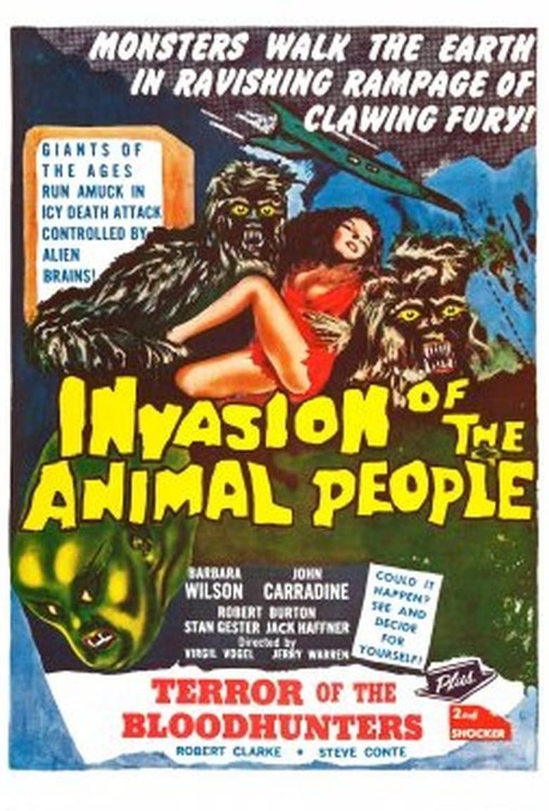 affiche du film Invasion du peuple animal