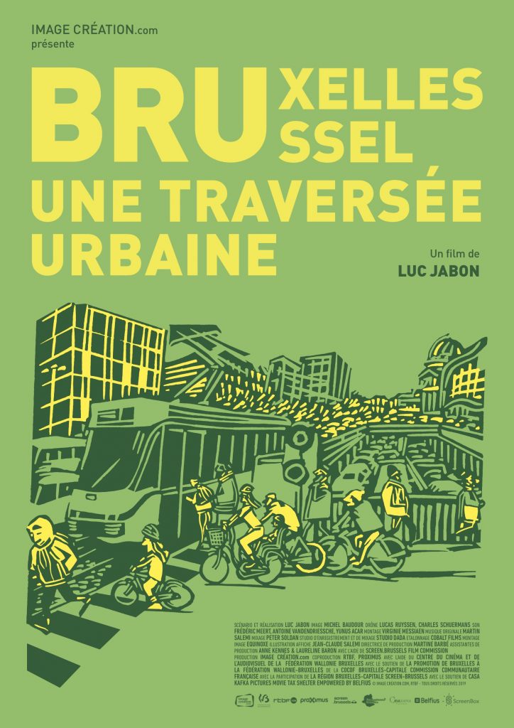 affiche du film Bruxelles-Brussel, une traversée urbaine