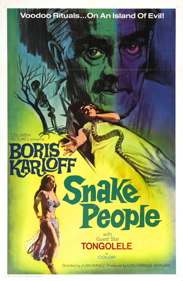 affiche du film Isle of the Snake People