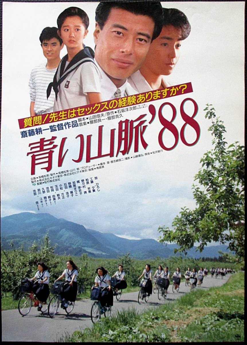 affiche du film Aoi sanmyaku '88