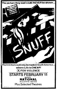 affiche du film Snuff