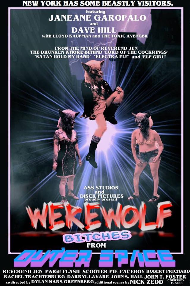affiche du film Werewolf Bitches from Outer Space