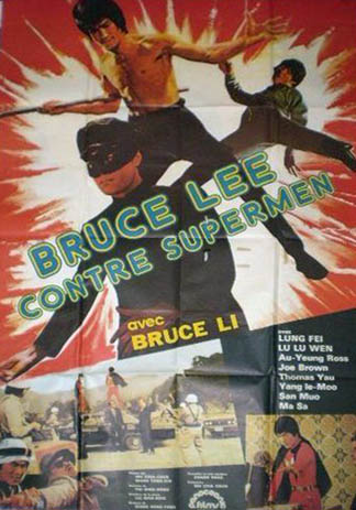 affiche du film Bruce Lee contre Supermen