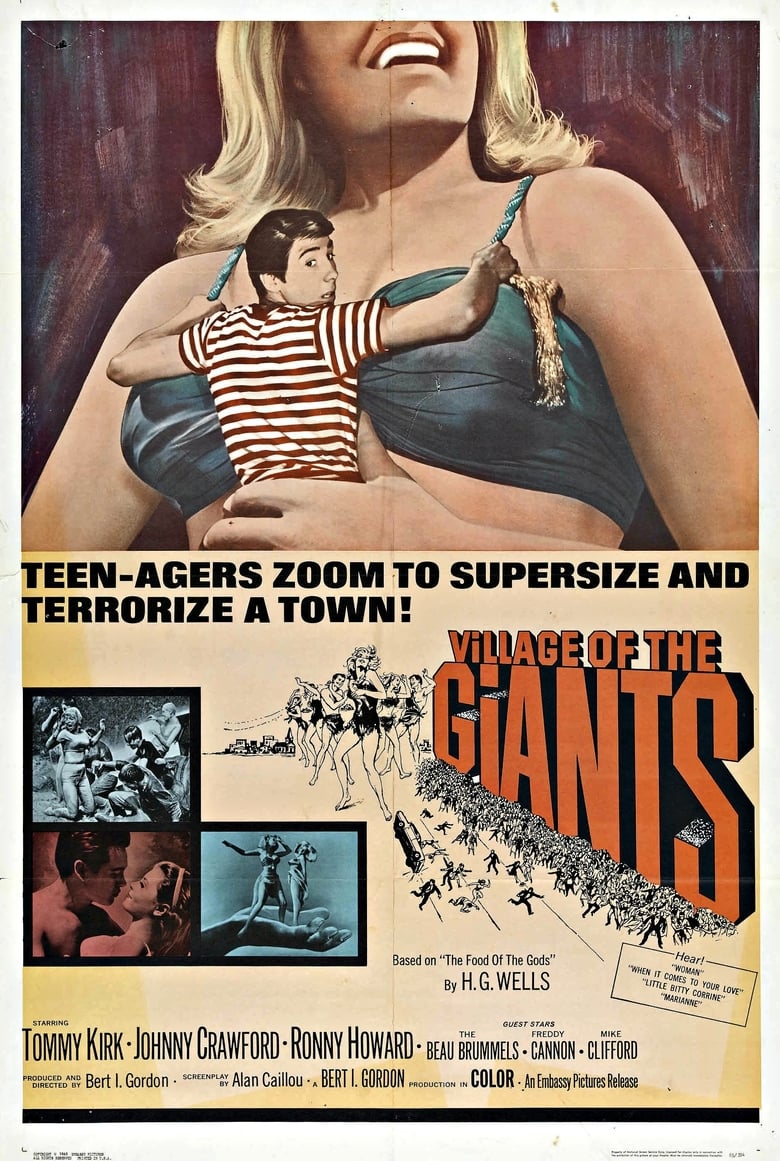 affiche du film Village of the Giants
