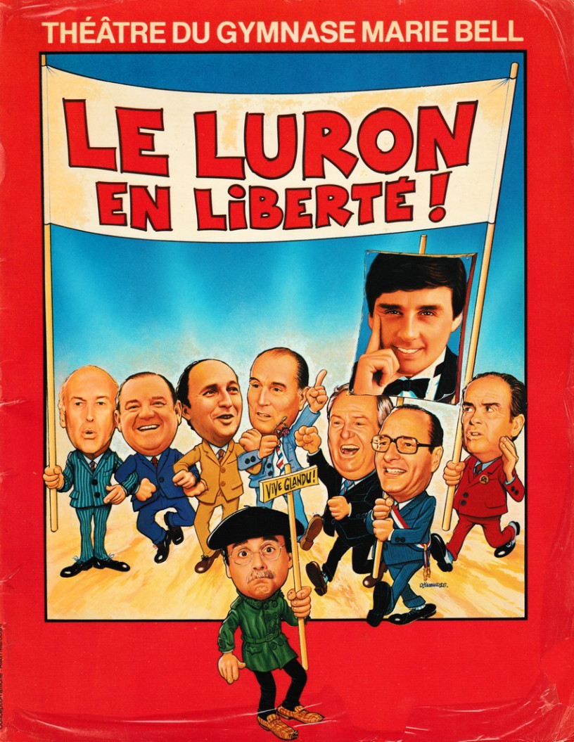 affiche du film Thierry Le Luron en liberté