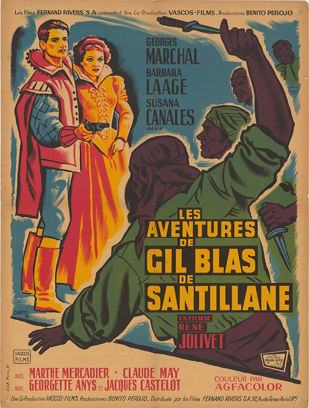 affiche du film Les aventures de Gil Blas de Santillane