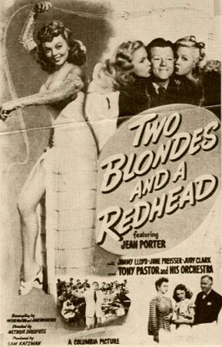 affiche du film Two Blondes and a Redhead