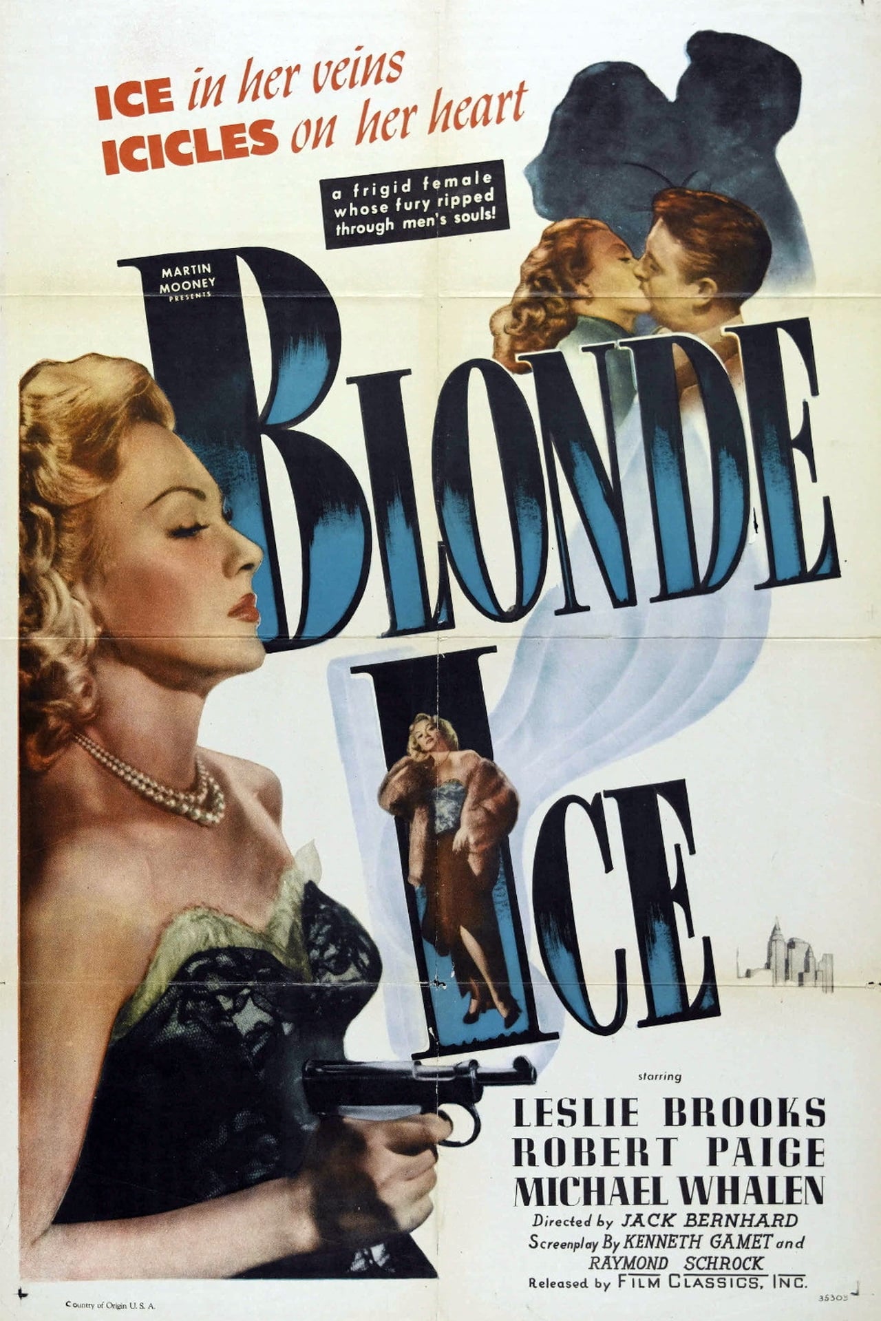 affiche du film Blonde Ice