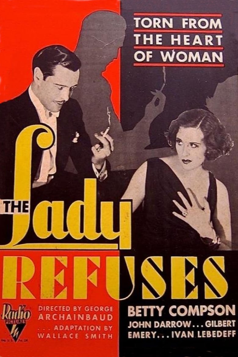 affiche du film The Lady Refuses