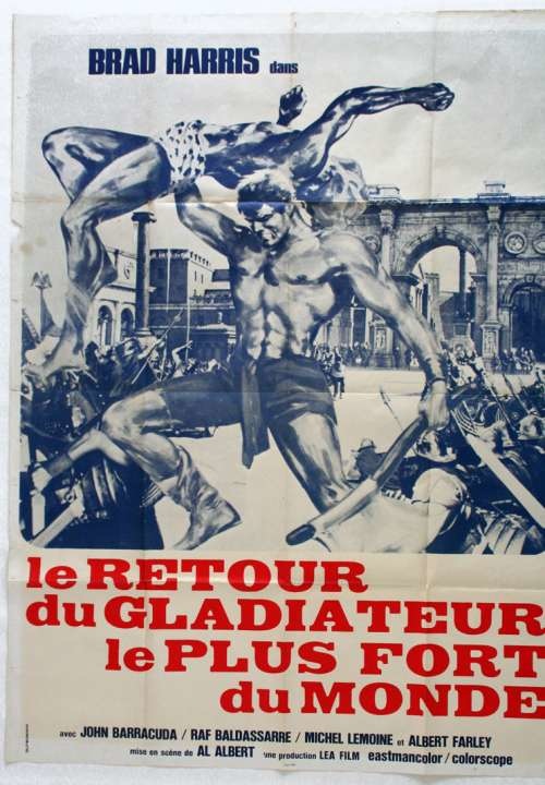 affiche du film Le retour du gladiateur le plus fort du monde