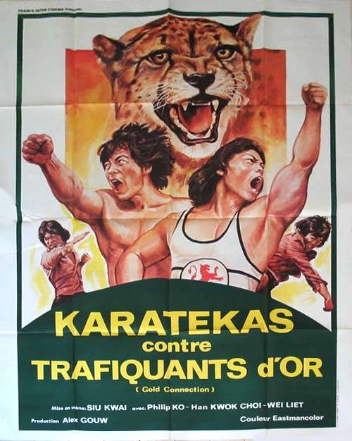 affiche du film Karatékas contre trafiquants d'or