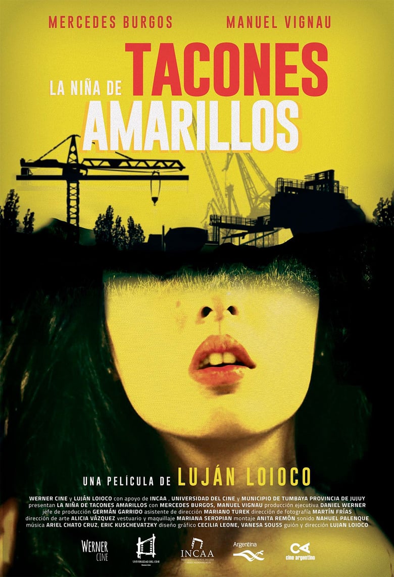 affiche du film La niña de tacones amarillos