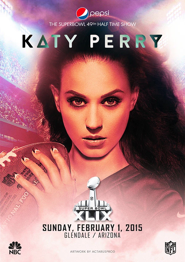 affiche du film Super Bowl XLIX Halftime show - Katy Perry