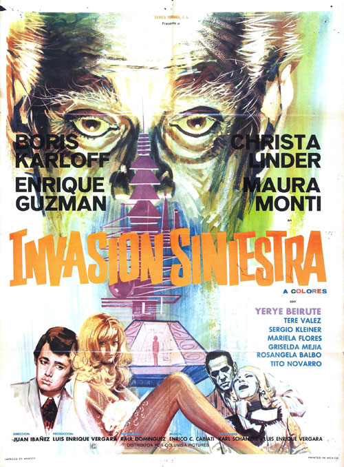 affiche du film Invasión siniestra