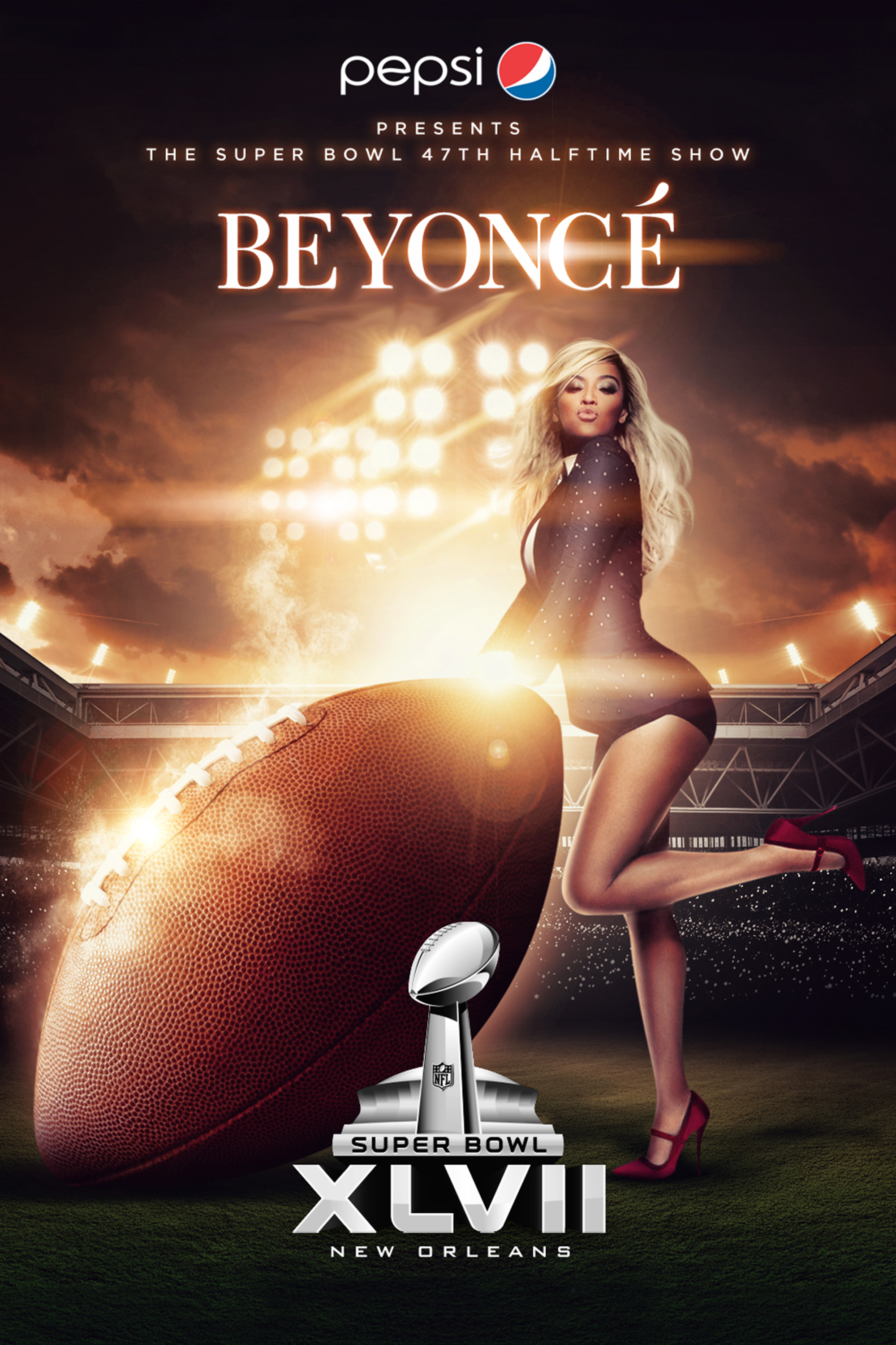 affiche du film Super Bowl XLVII halftime show - Beyonce