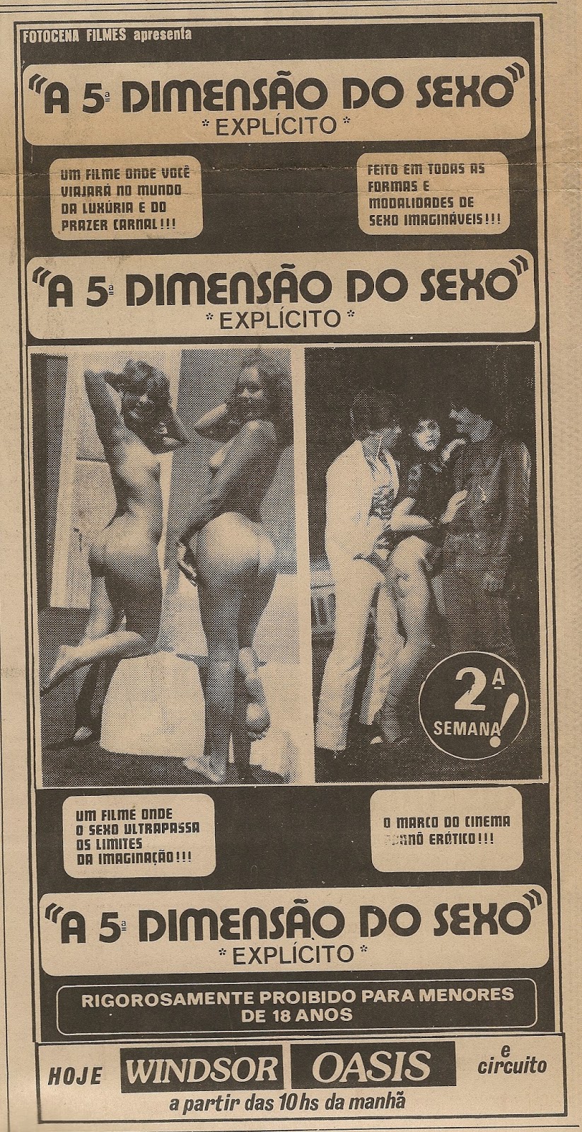 affiche du film A Quinta Dimensão do Sexo