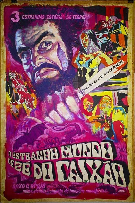 affiche du film Le monde étrange de Zé do Caixão