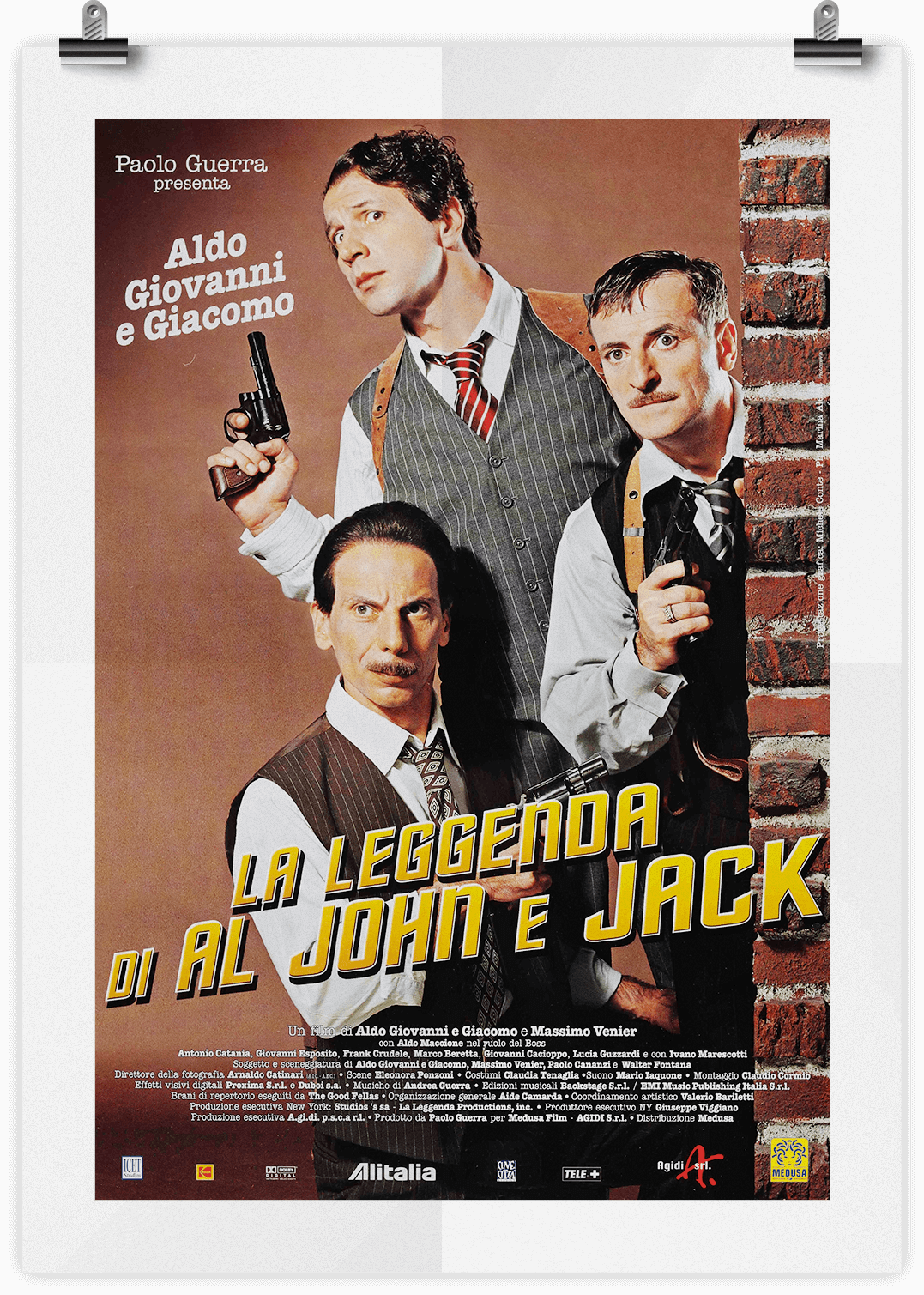 affiche du film La leggenda di Al, John e Jack