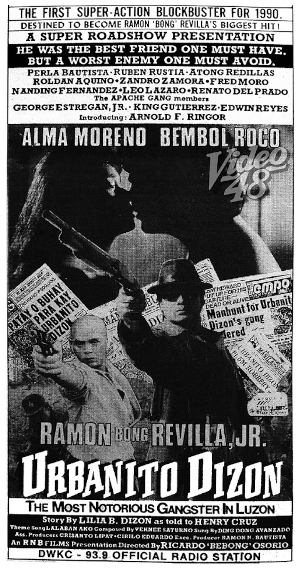 affiche du film Urbanito Dizon (The Most Notorious Gangster in Luzon)
