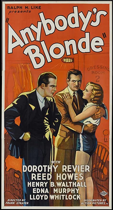 affiche du film Anybody's Blonde