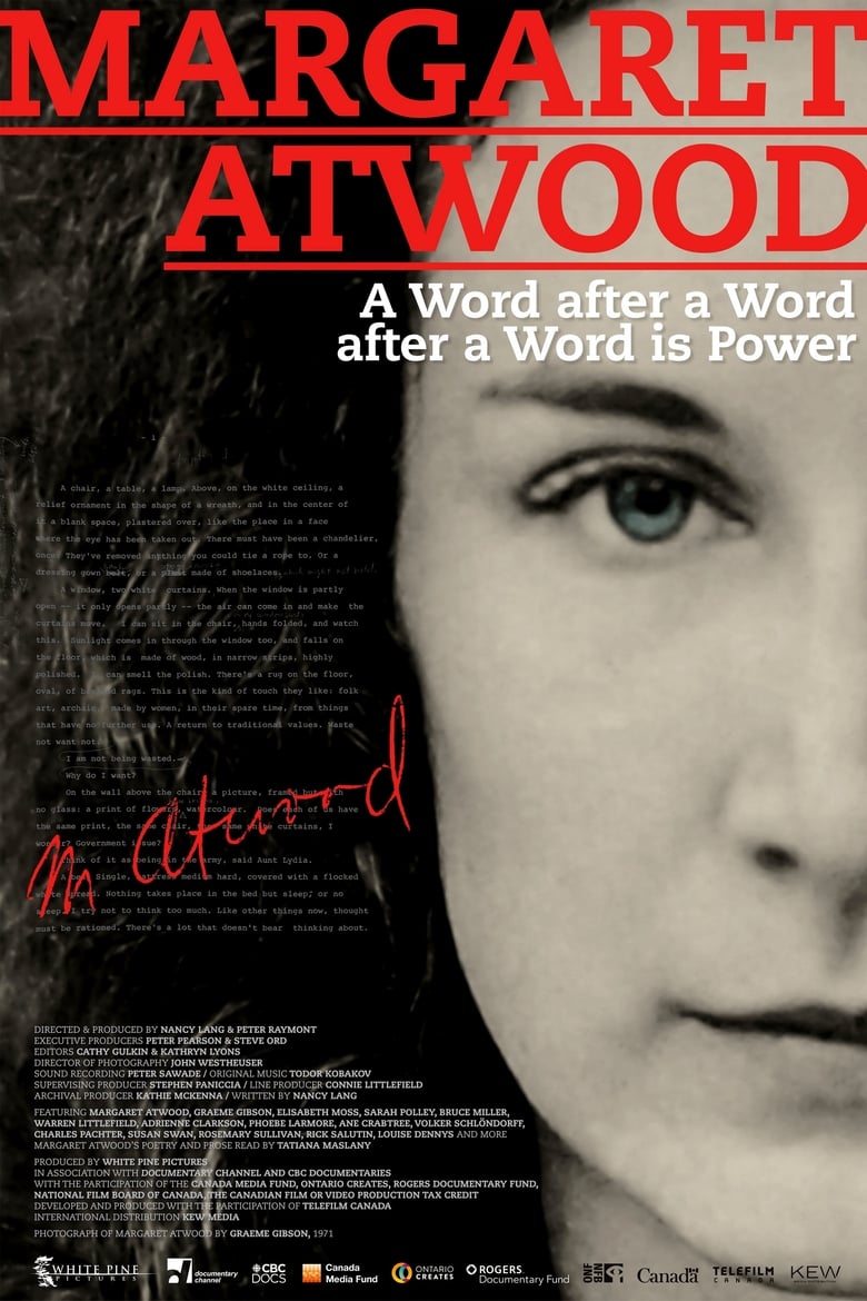 affiche du film Margaret Atwood, ou la force des mots