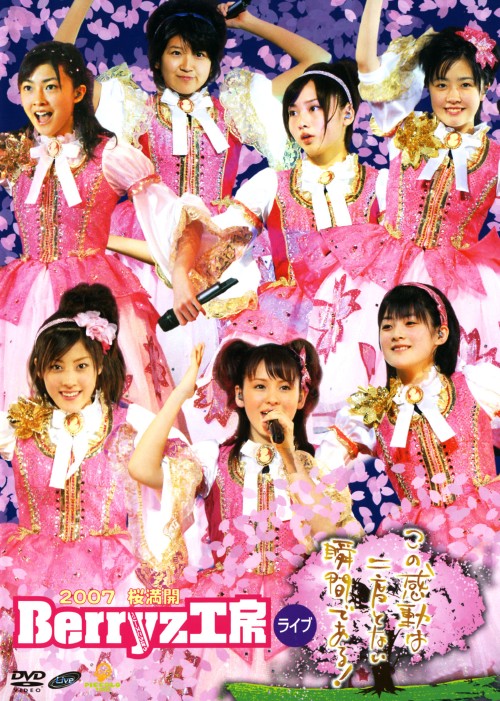 affiche du film Berryz Koubou: Live 2007 Sakura Mankai ~Kono Kandou wa Nidoto Nai Shunkan de Aru~