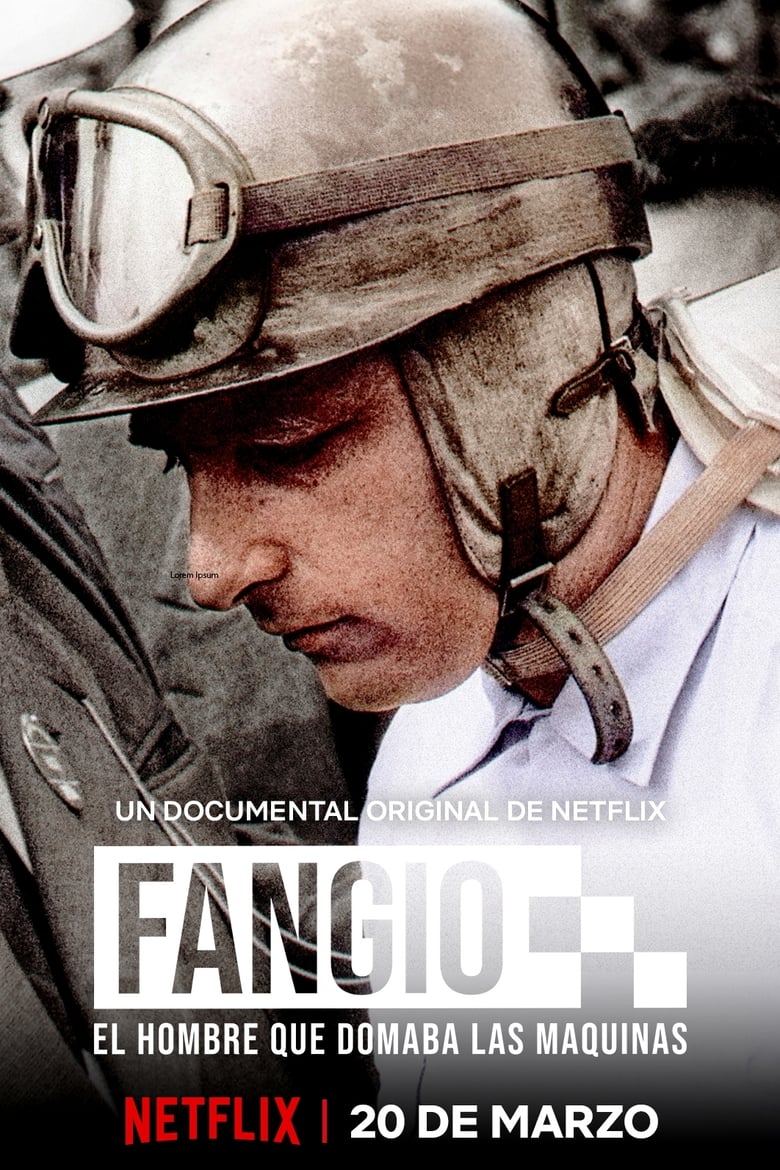 affiche du film Fangio : L'homme qui domptait les bolides