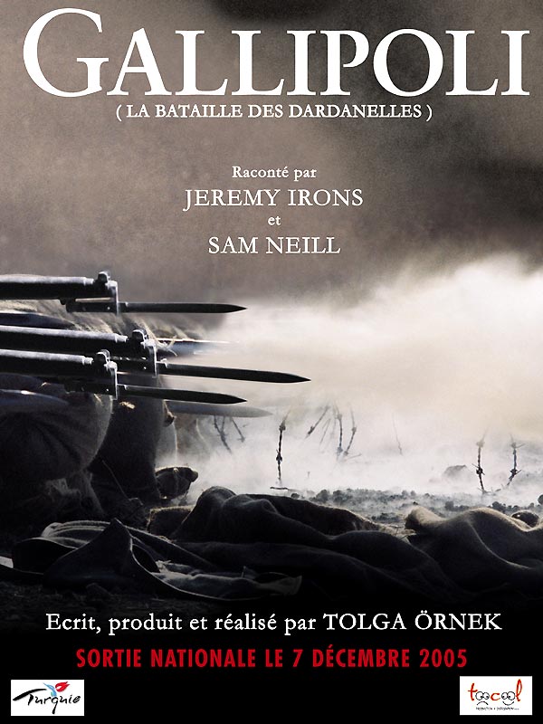 affiche du film Gallipoli (La Bataille des Dardanelles)